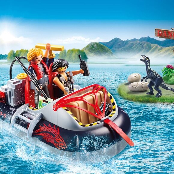 Playmobil - Dino Hovercraft with Underwater Motor #9435 New in Box - Picture 5 of 15